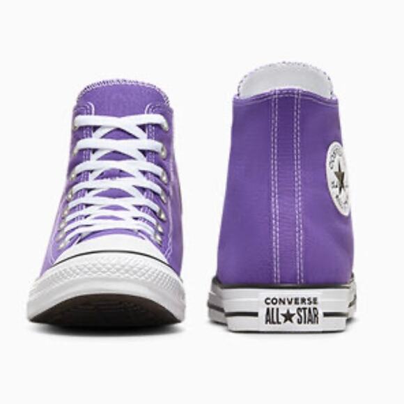 CONVERSE CHUCK TAYLOR ALLSTAR HI MEN'S 6 WOMEN'S 8 PURPLE - Picture 7 of 8